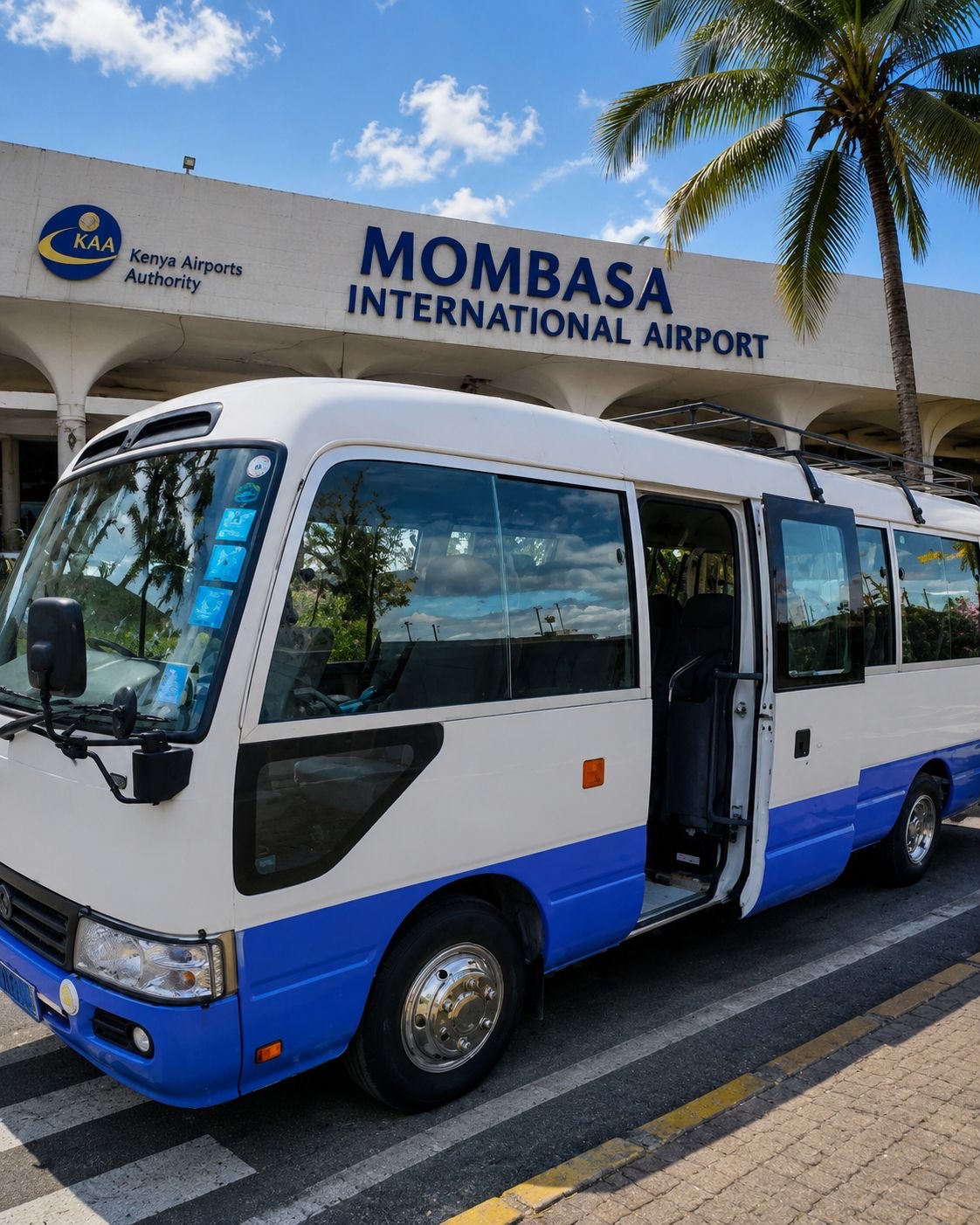 Minibus side view